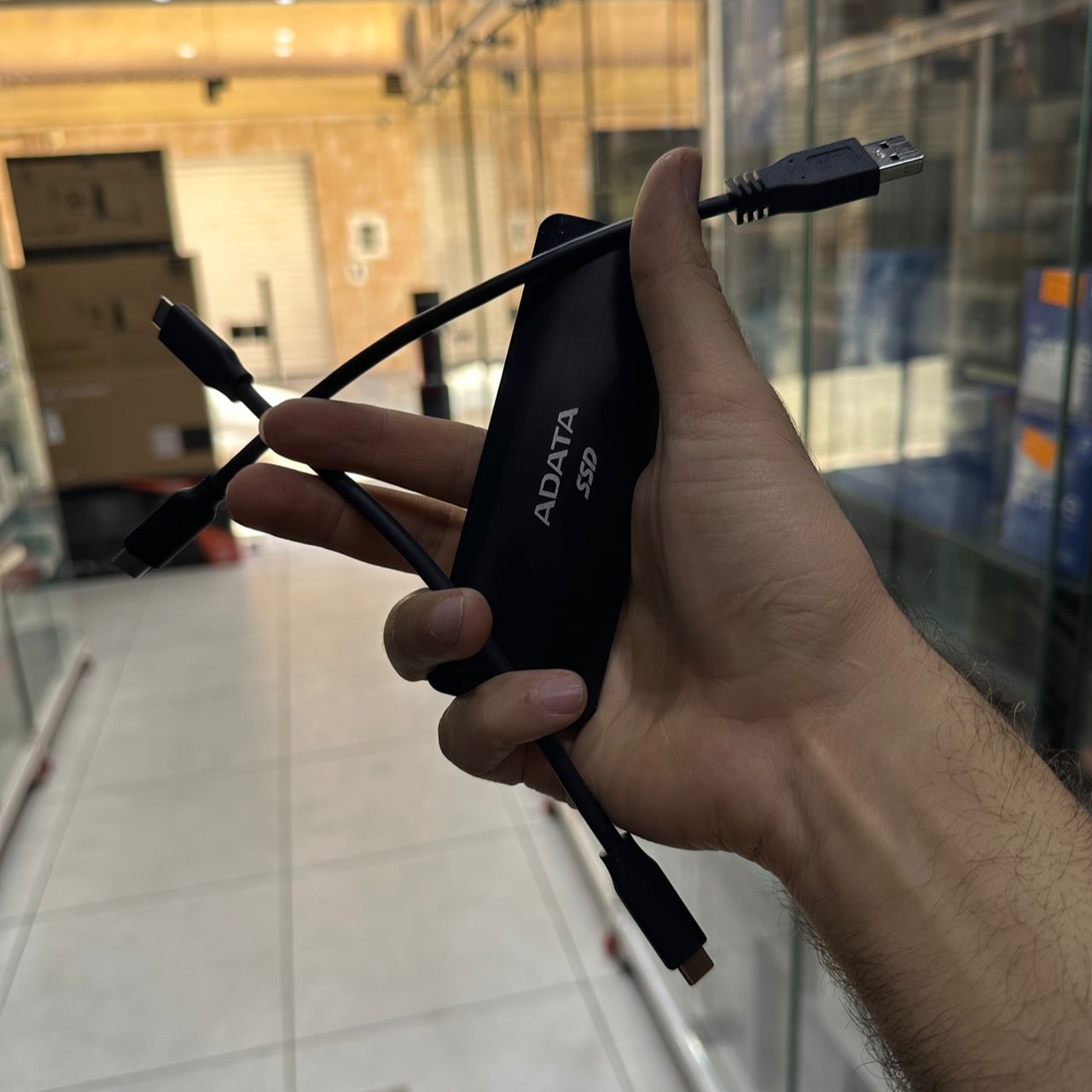 RACK DISQUE DUR M.2 NVMe ADATA ULTRA FAST USB 3.2 TYPE C